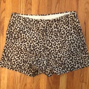 J Crew Cheetah Print Shorts